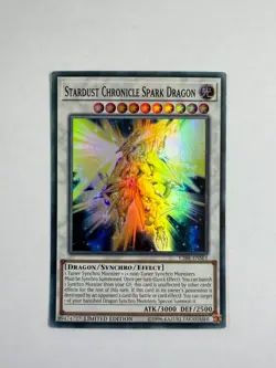 Stardust Chronicle Spark Dragon CIBR-ENSE1 Super Rare Limited Ed YuGiOh Card NM - Image 1