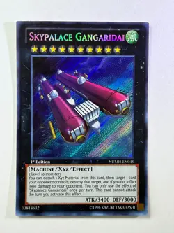 Skypalace Gangaridai NUMH-EN045 Secret Rare 1st Edition YuGiOh Card NM - Image 1