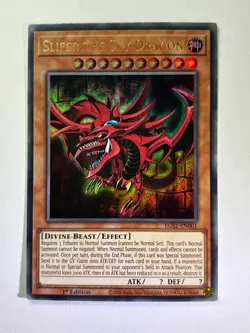 Slifer the Sky Dragon EGS1-EN001 Ultra Rare 1st Edition YuGiOh Card NM - Image 1