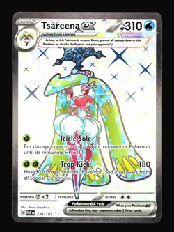 Tsareena ex Paradox Rift 220/182 Ultra Rare Pokemon Card T2-1266 - Image 1