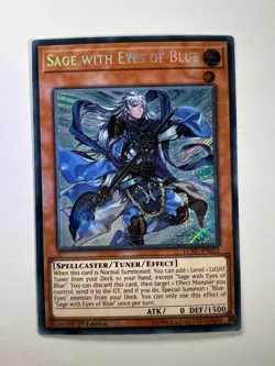 Sage With Eyes Of Blue LCKC-EN015 Secret Rare 1st Edition YuGiOh Card NM - Image 1