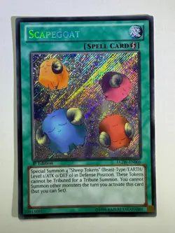 Scapegoat LCJW-EN066 Secret Rare 1st Edition YuGiOh Card LP - Image 1