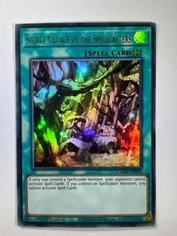 Secret Village of the Spellcasters MAMA-EN083 Ultra Rare 1st Ed YuGiOh Card NM - Image 1