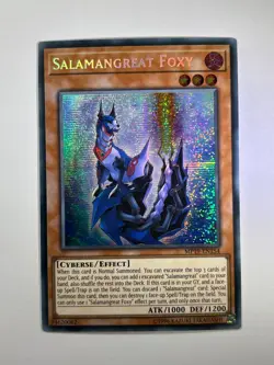 Salamangreat Foxy MP19-EN154 Secret Rare 1st Edition YuGiOh Card NM - Image 1