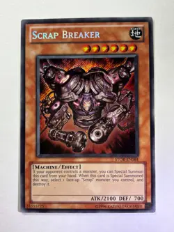 Scrap Breaker STOR-EN084 Secret Rare UNL Edition YuGiOh Card NM - Image 1
