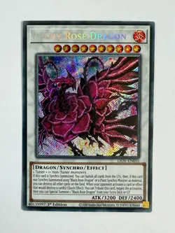 Ruddy Rose Dragon LIOV-EN035 / MP22 EN077 Secret Rare 1st Edition YuGiOh Card NM - Image 1