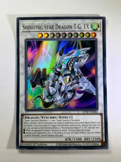 Shooting Star Dragon T.G. EX GFTP-EN044 Ultra Rare 1st Edition YuGiOh Card LP - Image 1