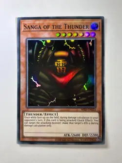 Sanga Of The Thunder MRD-EN025 Super Rare UNL Edition YuGiOh Card NM - Image 1