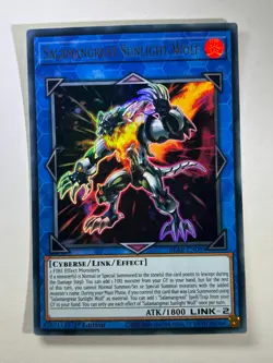 Salamangreat Sunlight Wolf BLAR-EN089 Ultra Rare 1st Edition YuGiOh Card NM - Image 1