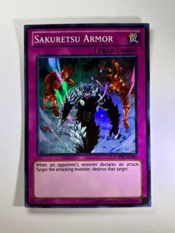 Sakuretsu Armor LCYW-EN288 Super Rare UNL Edition YuGiOh Card NM - Image 1