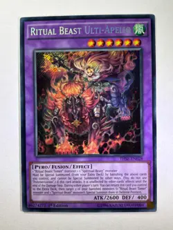 Ritual Beast Ulti-Apelio THSF-EN028 Secret Rare 1st Edition YuGiOh Card LP - Image 1
