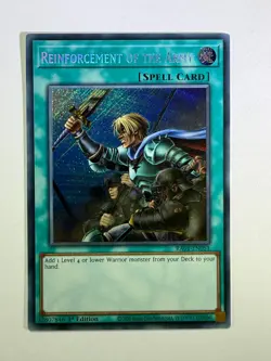 Reinforcement Of The Army RA01-EN051 Secret Rare 1st Edition YuGiOh Card NM - Image 1