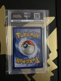 2019 PIKACHU (HOLO) POKEMON DETECTIVE PIKACHU MOVIE PROMO CARD PSA 9 - Image 5