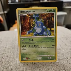Heracross Pokemon TCG Diamond And Pearl Rare Card #28/130 - Image 1