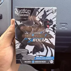 Pokemon TCG Scarlet & Violet—Black Bolt Booster Bundle 6 Packs (60 Cards) - Image 1