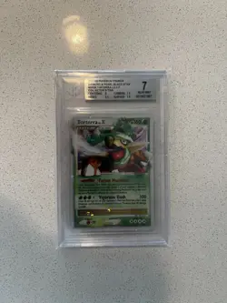 Pokemon TCG Torterra LV.X Black Holo Star Promo Card DP09 - Image 1