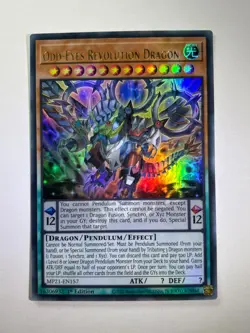 Odd-Eyes Revolution Dragon MP21-EN157 Ultra Rare 1st Edition YuGiOh Card NM - Image 1