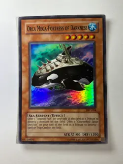 Orca Mega-Fortress of Darkness IOC-084 Super Rare UNL Edition YuGiOh Card NM - Image 1