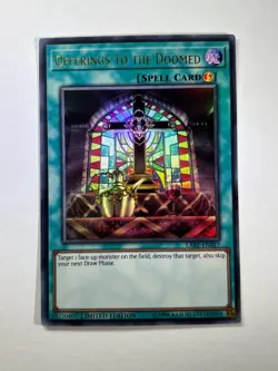 Offerings to the Doomed LART-EN017 Ultra Rare Limited Edition YuGiOh Card LP - Image 1