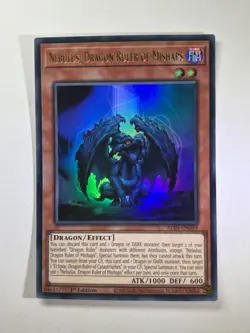 Nebulus, Dragon Ruler of Mishaps ALIN-EN019 Ultra Rare 1st Ed YuGiOh Card NM - Image 1