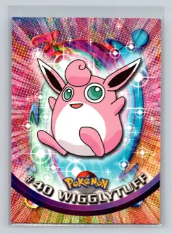 Wigglytuff 1999 Topps Pokemon TV Card #40 NM - LP - Image 1