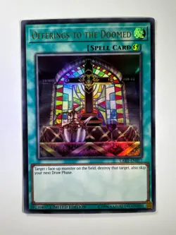 Offerings To The Doomed LART-EN017 Ultra Rare Limited Edition YuGiOh Card NM - Image 1