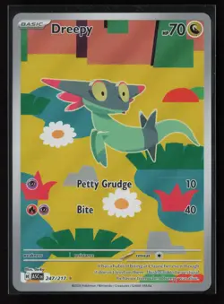 Dreepy 247/217 Illustration Rare Ascended Heroes Pokemon Holo - Image 1