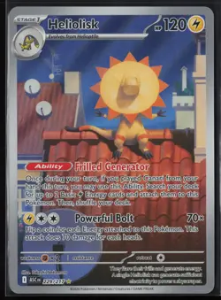 Heliolisk 229/217 Illustration Rare Ascended Heroes Pokemon Near Mint - Image 1