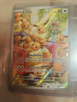 Pokemon Eevee TCG Twilight Masquerade IR 188/167 - Image 1