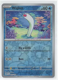 Pokemon Scarlet & Violet 056/198 Wiglett Reverse Holo - Image 1