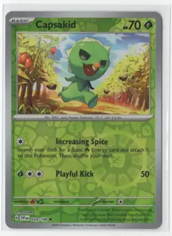 Pokemon Scarlet & Violet 028/198 Capsakid Reverse Holo - Image 1