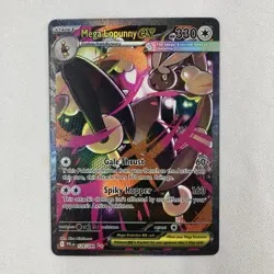 Mega Lopunny ex 128/094 Special Illustration Rare Phantasmal Flames Pokemon NM - Image 1