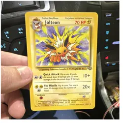Wizards Pokemon TCG Jolteon 20/64 Jungle English 1999 70HP Unlimited - Image 1