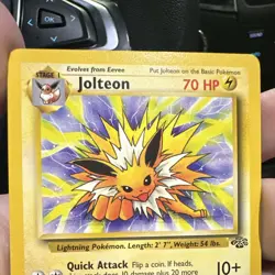 Wizards Pokemon TCG Jolteon 20/64 Jungle English 1999 70HP Unlimited - Image 4