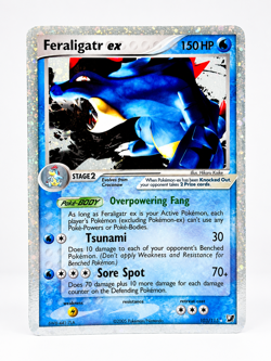 Pokemon TCG – Feraligatr ex 103/115 – Ultra Rare ex – EX Unseen Forces - Image 1
