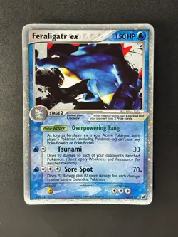 Pokemon TCG – Feraligatr ex 103/115 – Ultra Rare ex – EX Unseen Forces - Image 2