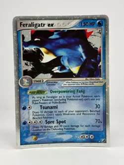 Pokemon TCG – Feraligatr ex 103/115 – Ultra Rare ex – EX Unseen Forces - Image 3
