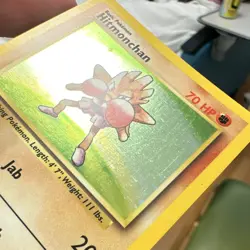 Wizards Pokemon TCG Hitmonchan 7/102 Base Set Holo Rare English 1999 70HP - Image 4