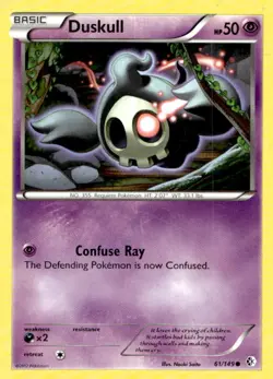 Duskull 61/149 Common Boundaries Crossed Pokemon Lightly Played - Image 1