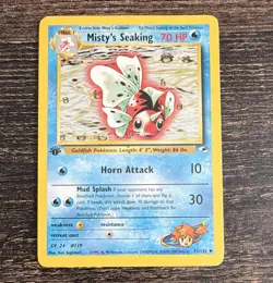 The Pokemon Company Misty's Seaking Gym Heroes 055/132 Uncommon 1st Ed 70 HP - Image 1