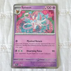 Sylveon (Cosmos Holo) 172 Scarlet & Violet Promo Black Star Promo NM - Image 1