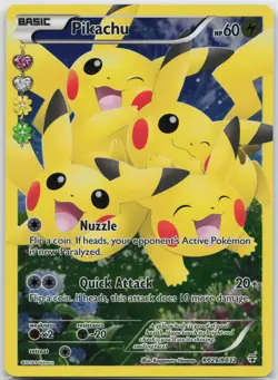 Pikachu (Full Art) Ultra Rare Generations: Radiant Collection RC29/RC32 Pokemon - Image 1