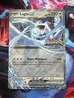 JUMBO Lugia ex (Prismatic Evolutions Stamped) 082/131 Pokemon Cards Holo - Image 1