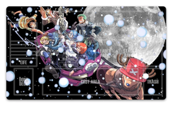 O-P Christmas Trading Card Game Zones OPCG CCG Duel Playmat Mouse Pad One Piece - Image 1