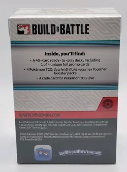 Pokemon TCG Journey Together Build and Battle Box - SV09: Sealed - Image 3