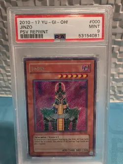 2010 Yu-Gi-Oh Jinzo PSV-000 PSA 10 - Image 1