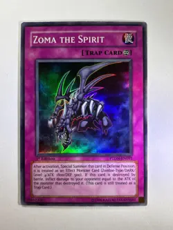 Zoma the Spirit PTDN-EN095 Super Rare 1st Edition YuGiOh Card NM - Image 1