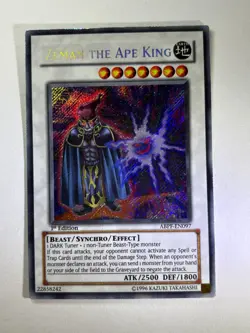 Zeman the Ape King ABPF-EN097 Secret Rare 1st Edition YuGiOh Card NM - Image 1