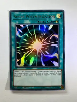 Super Polymerization DUDE-EN040 Ultra Rare 1st Edition YuGiOh Card NM - Image 1