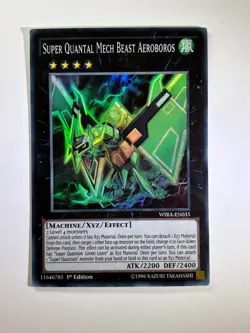 Super Quantal Mech Beast Aeroboros WIRA-EN035 Super Rare 1st Ed YuGiOh Card NM - Image 1